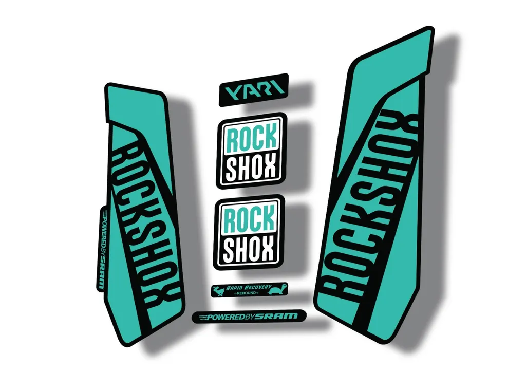 Rock Shox YARI 2015-16 Fork Decal Mountain Bike Cycling Sticker Adhesive Dolphin - 1