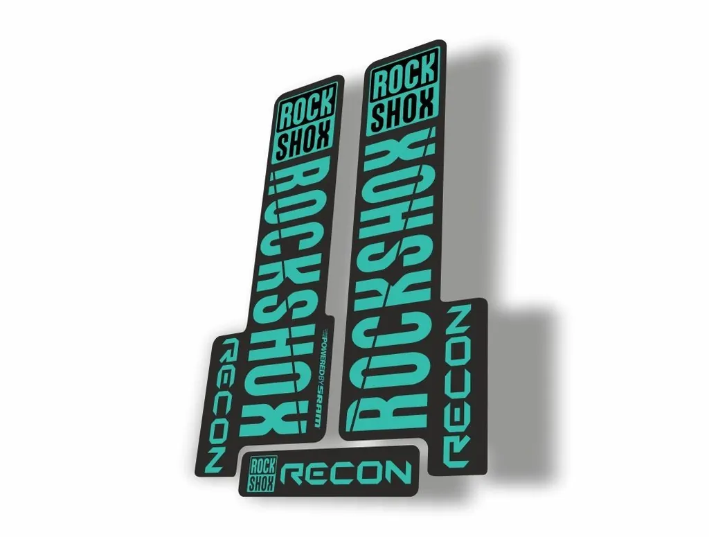 Rock Shox RECON 2018 Mountain Bike Cycling Decal Kit Sticker Adhesive Dolphin - 1