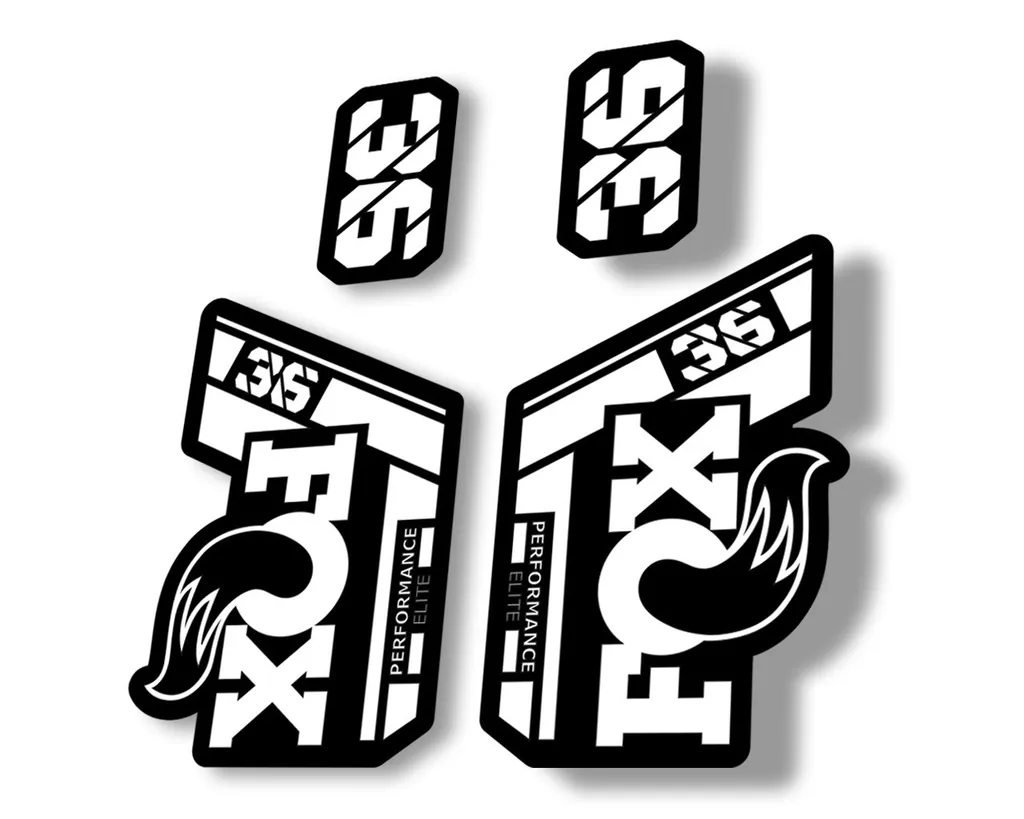 FOX 36 Performance Elite 2021 Forks Suspension Factory Decal Sticker White - 1