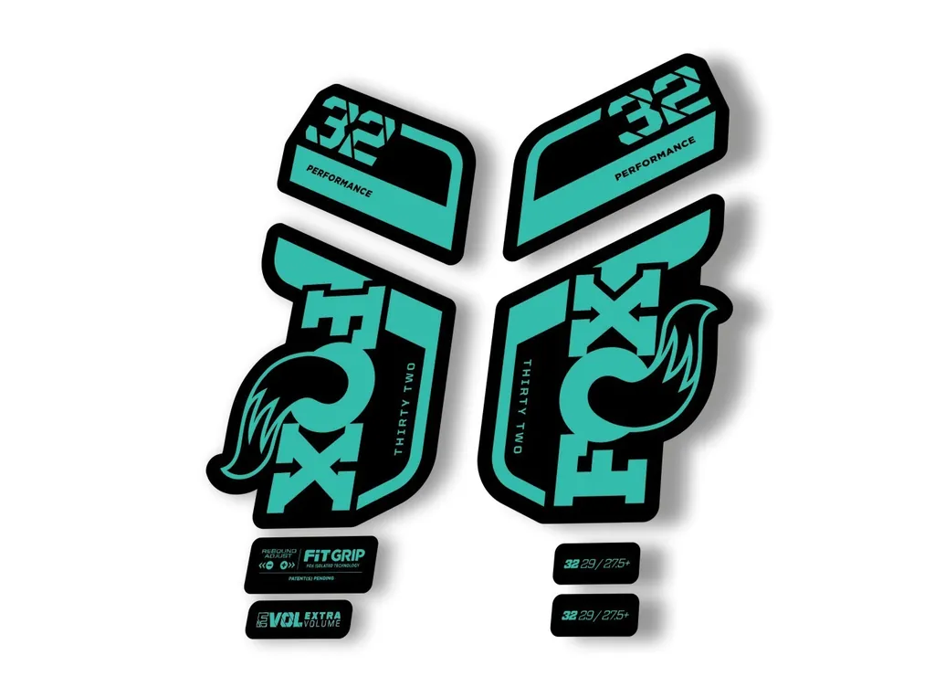Fox 32 Performance 2021 Fork Suspension Factory Decal Sticker Adhesive Dolphin - 1