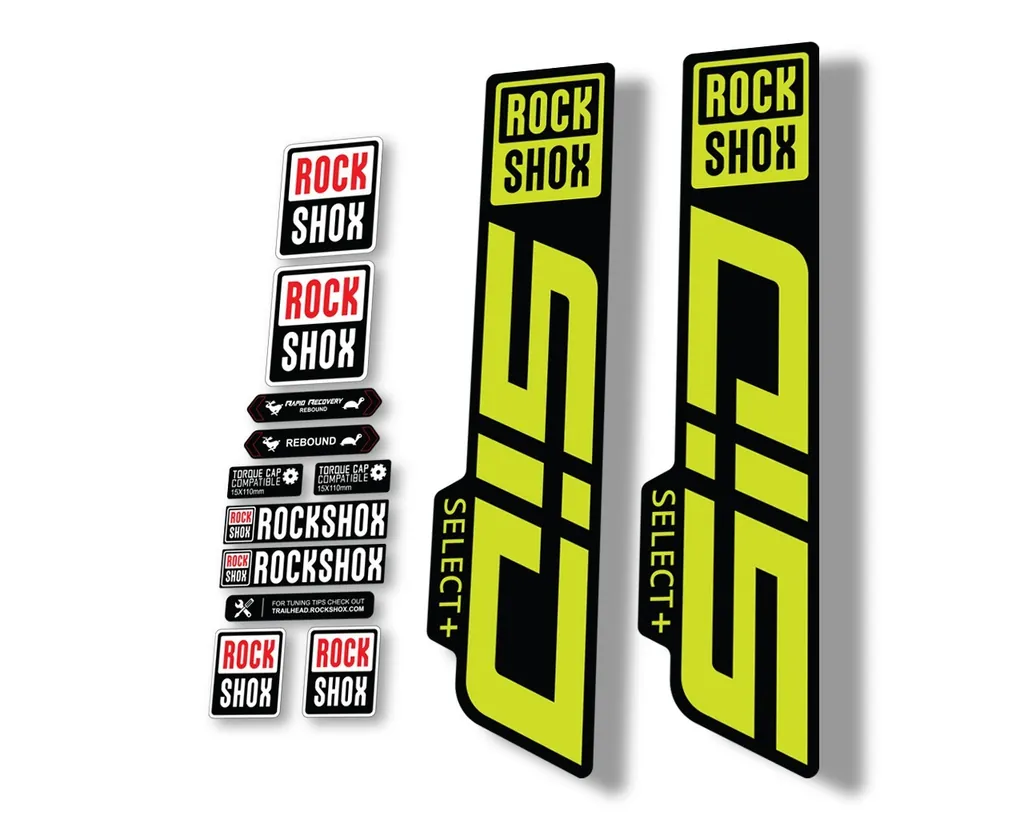 Rock Shox SID 2021 Select + (Plus) Mountain Bike Cycling Decal Sticker L. Green - 1