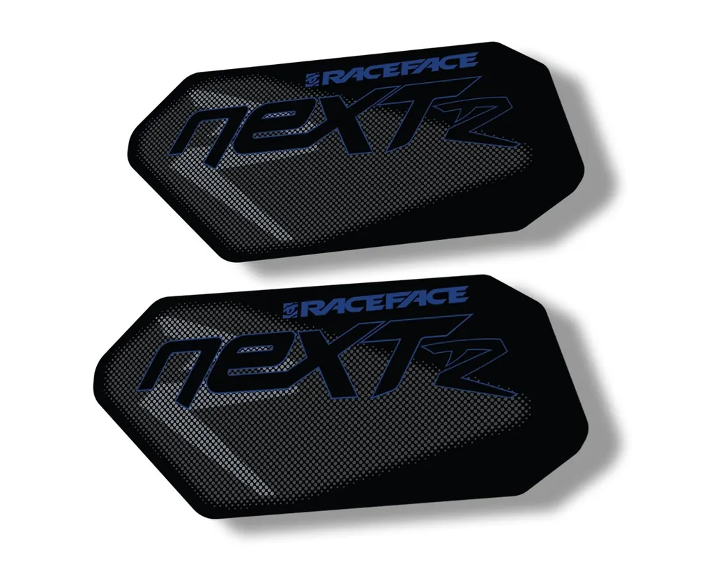 Race Face Next R Crank Decals Set Sticker Mountain Bike Adhesive Dark Blue 2Pcs - 1