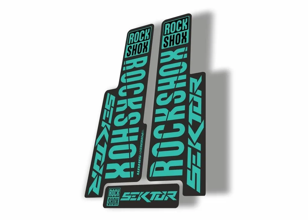 Rock Shox SEKTOR 2018 Fork Decal Mountain Bike Cycling Sticker Adhesive Dolphin - 1