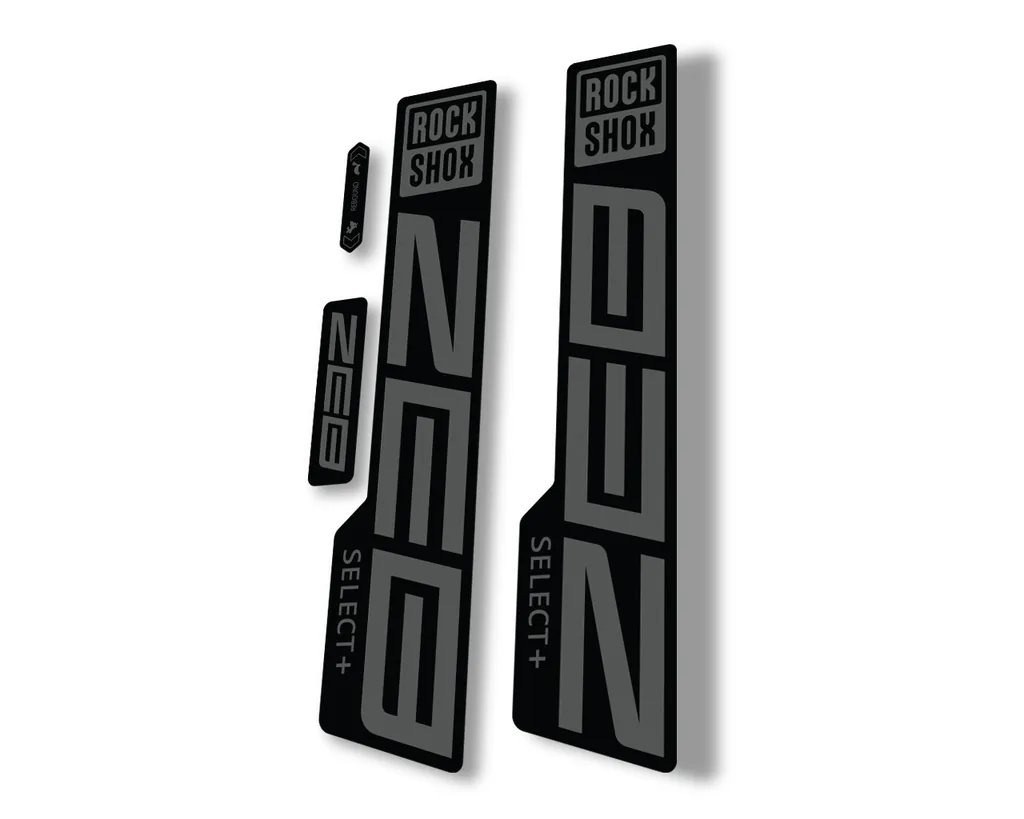 Rock Shox ZEB Select Plus 2021 Mountain Bike Cycling Decal Sticker Gray - 1