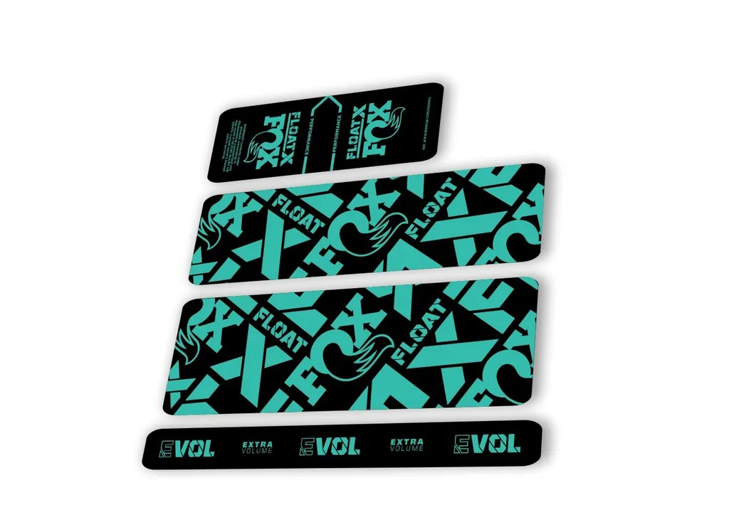 Fox 2022 Float X Performance Rear Shock Suspension Sticker Decal Dolphin - 1
