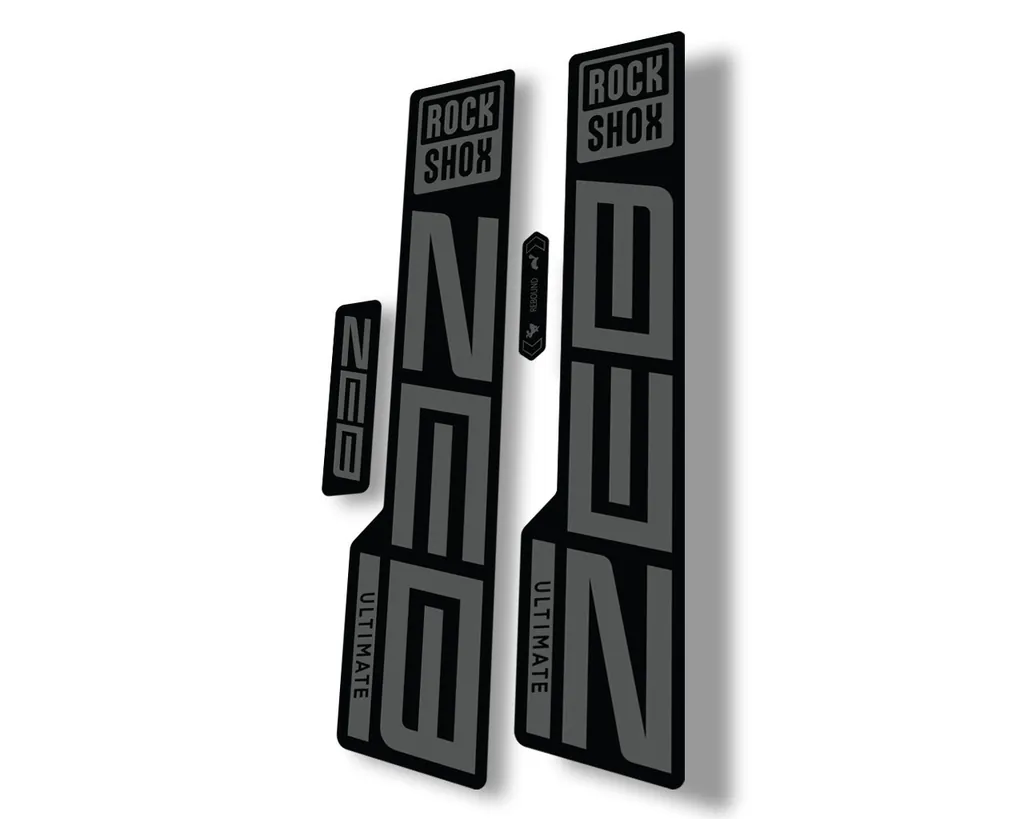Rock Shox ZEB 2021 ULTIMATE Mountain Bike Cycling Decal Sticker Adhesive Gray - 1