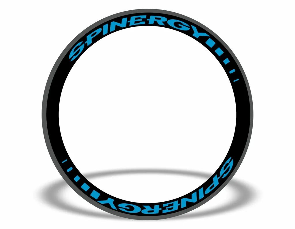 SPINERGY Stealth Rim Wheelset Decal Factory Sticker Vinyl Adhesive Blue 8 Pcs - 1