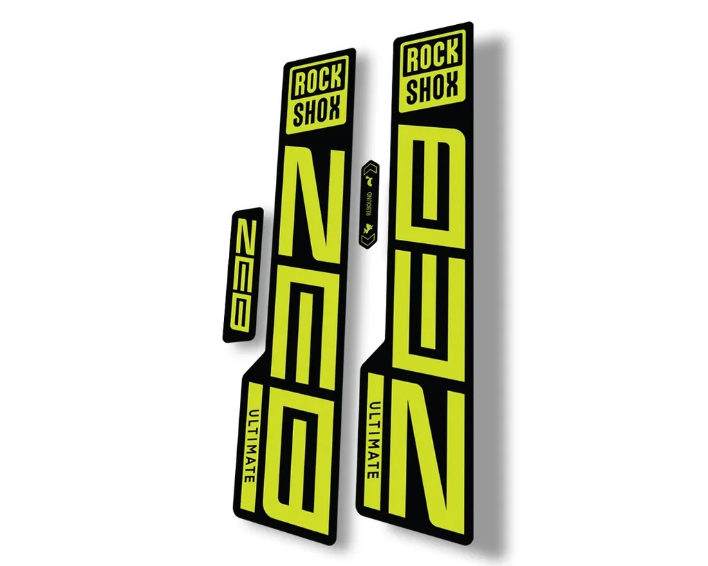 Rock Shox ZEB 2021 ULTIMATE Mountain Bike Cycling Decal Sticker Lime Green - 1