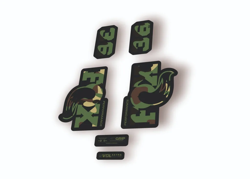 FOX 36 SL Performance Factory 2026 Fork Decal Sticker Adhesive Camo - 1