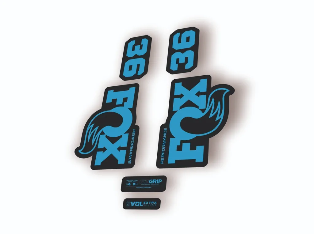 FOX 36 Performance 2026 Fork Factory Suspension Decal Sticker Adhesive Blue - 1