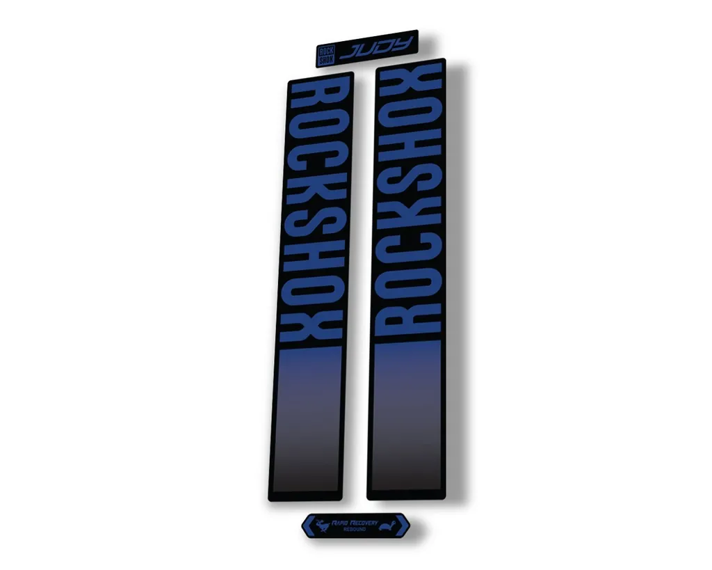 Rock Shox JUDY 2021 Fork Decal Mountain Bike Cycling Sticker Adhesive Dark Blue - 1