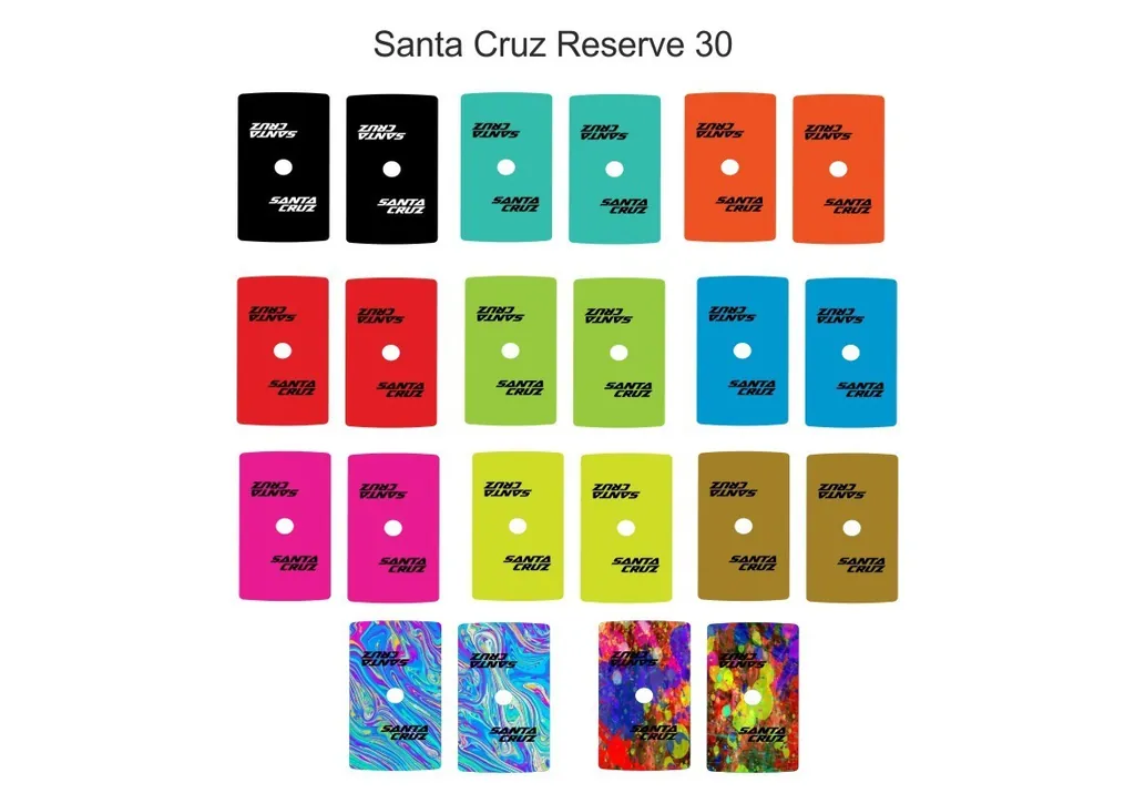 Santa Cruz Valve Decals Bicycle Stickers Graphic Adhesive Set Vinyl Reserve 30 - 1