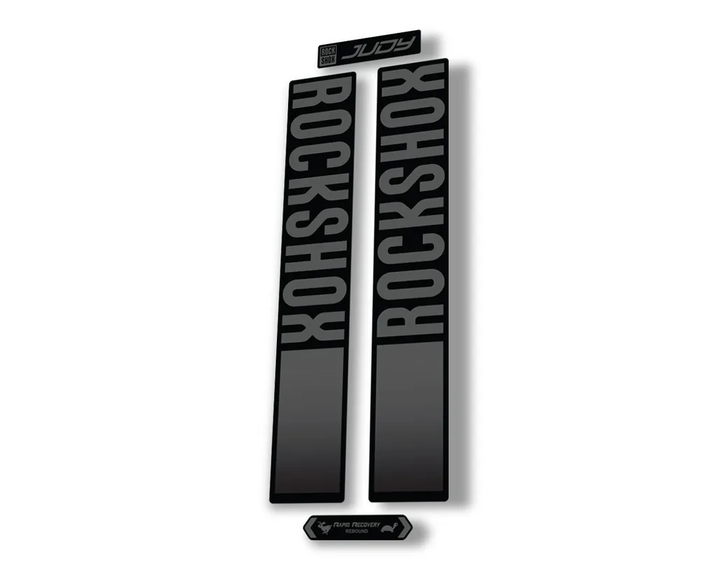 Rock Shox JUDY 2021 Fork Decal Mountain Bike Cycling Sticker Adhesive Gray - 1