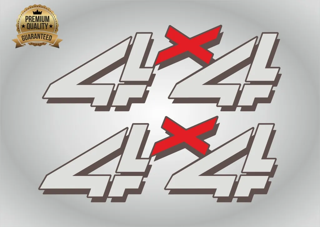 Truck Vinyl Stickers – Compatible with Silverado 4x4 (1999–2006) – Bed Side - 1