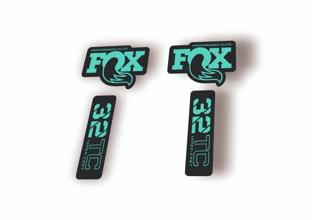 FOX 32 Taper Cast Elite 2024 Fork Suspension Factory Decal Sticker Dolphin - 1