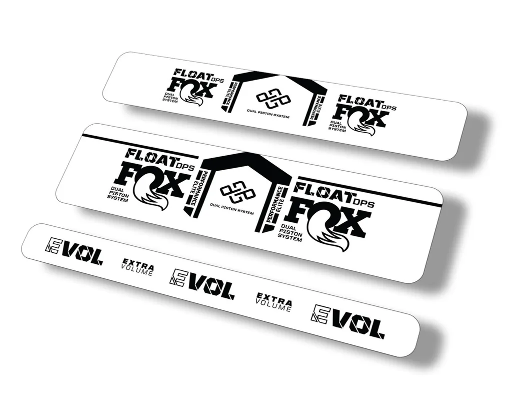 FOX Float DPS 2021 Performance Elite R Rear Shock Suspension Sticker Decal Black - 1