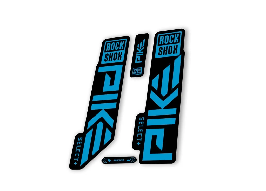 Rock Shox PIKE SELECT + Plus 2023 Mountain Bike Cycling Decal Sticker Blue - 1