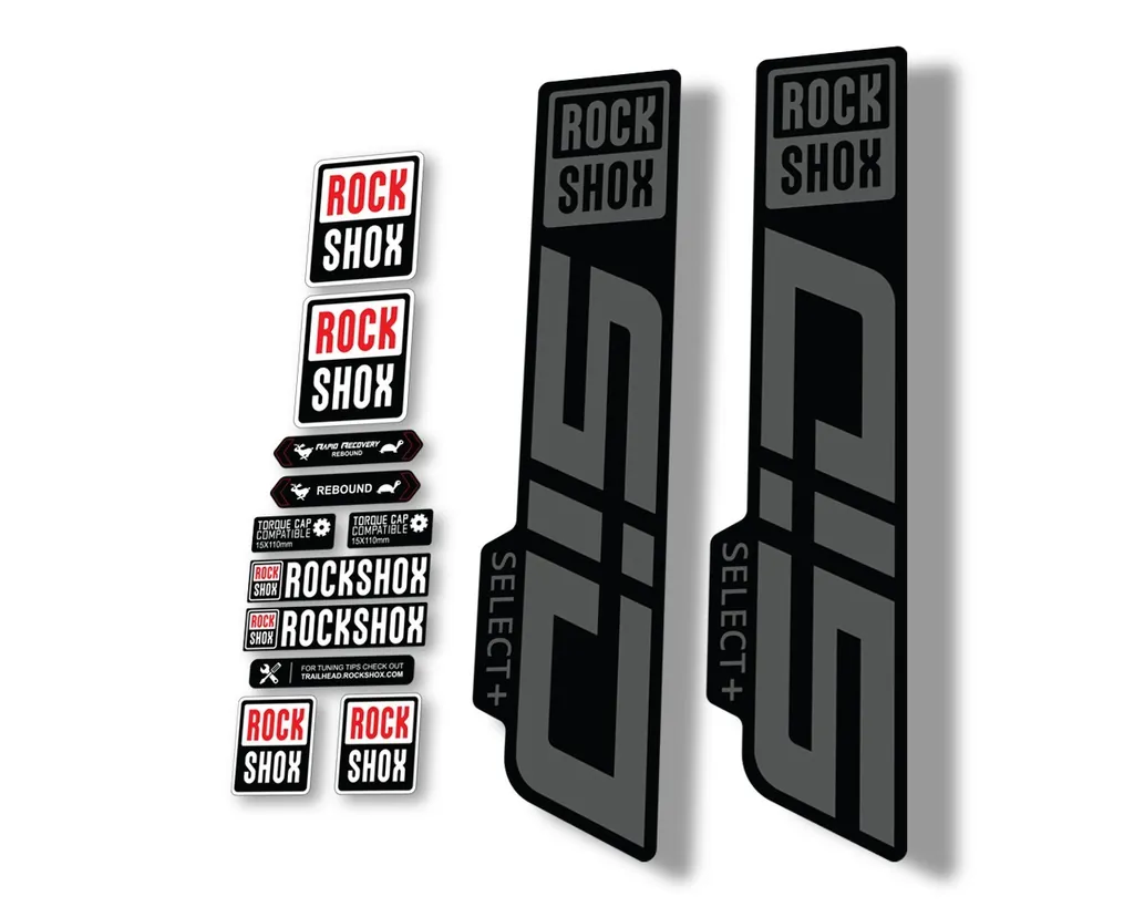 Rock Shox SID 2021 Select + (Plus) Mountain Bike Cycling Decal Sticker Gray - 1