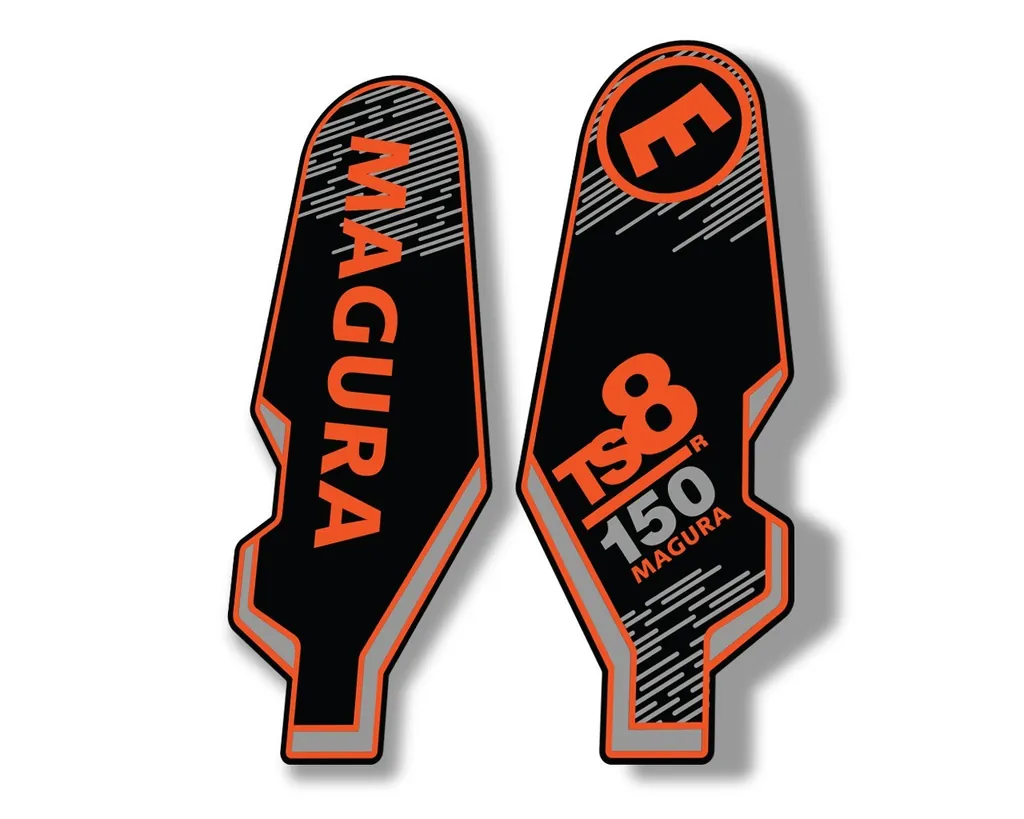 MAGURA TS8 R 150 2013 Suspension Decal Kit Sticker Adhesive Aufkleber Orange - 1