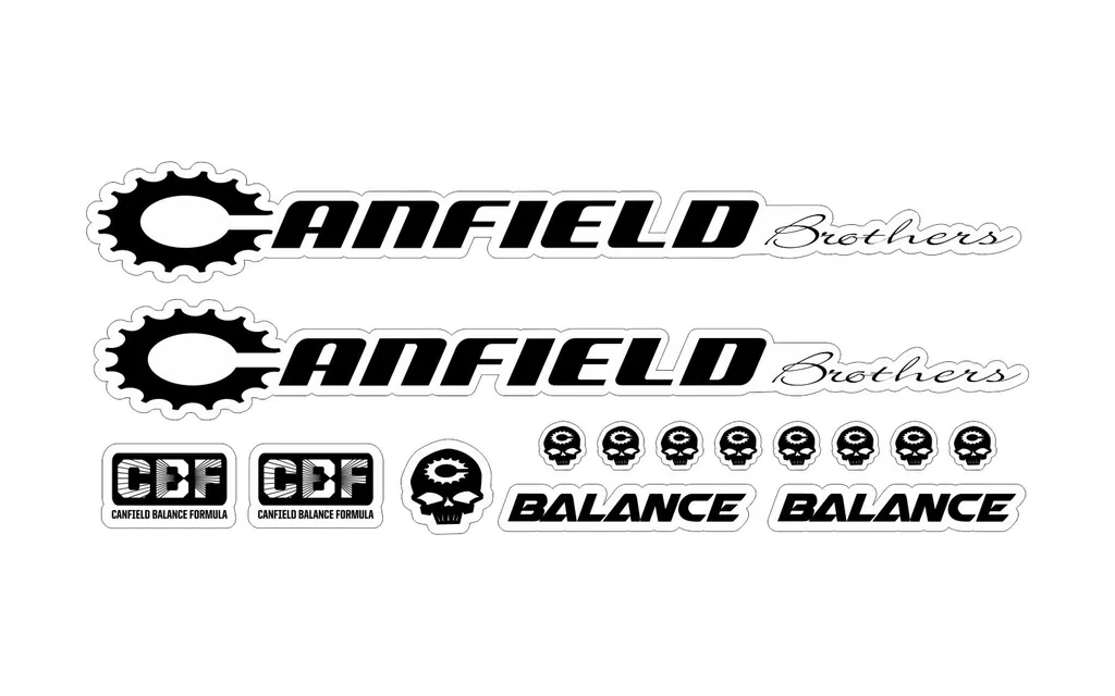 Canfield Balance 2016-17 Frame Sticker Factory Decal Adhesive Vinyl Black - 1